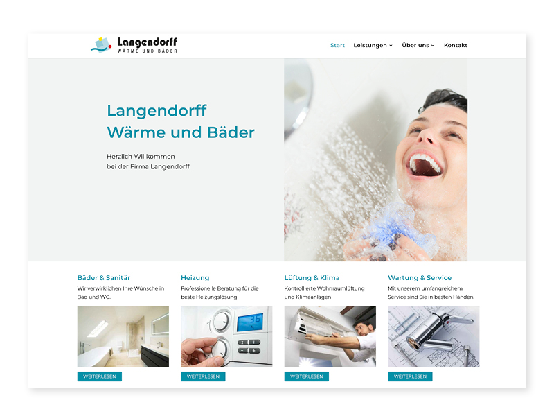 Langendorff Wärme und Bäder